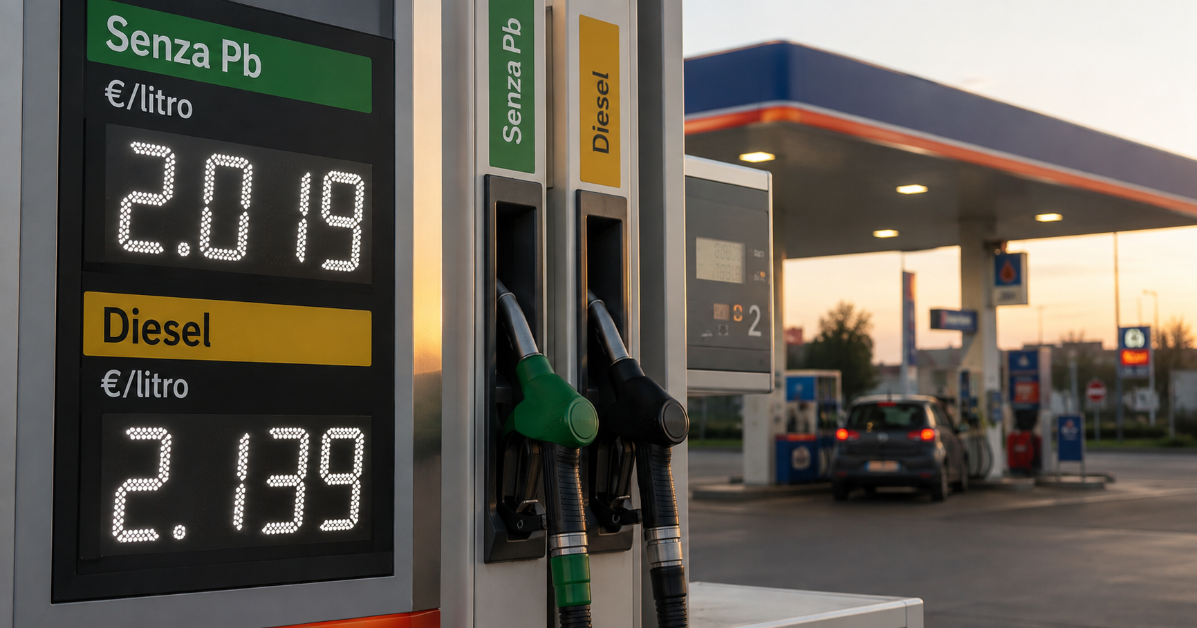 Prezzo Benzina e diesel sopra i 2 euro: prorogato il tagli delle accise sul gasolio fino al 26 agosto.